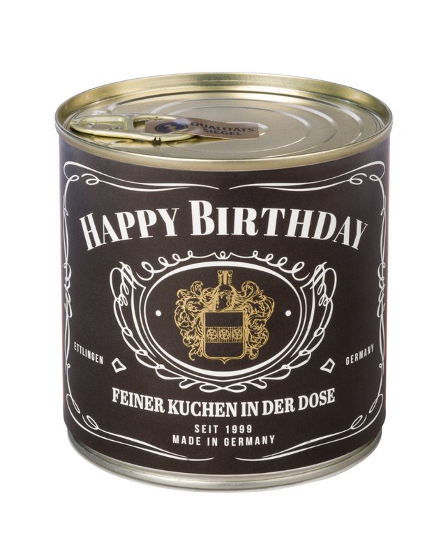 Cancake Whiskey Banderole Happy Birthday 483