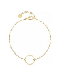 Kæde armbånd med ring