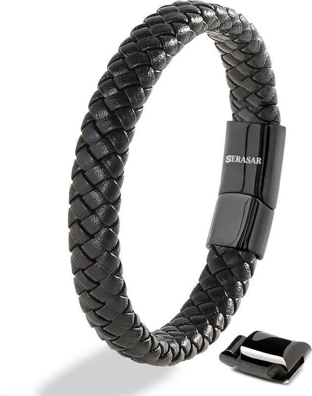 Læderarmbånd "stabil"