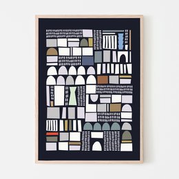 Plakat | Geometriske former 1