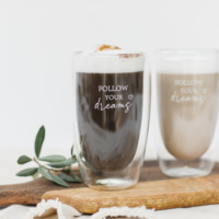 Thermo glasses set "Follow your Dreams" 450ml