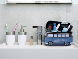 Uniwersalna torba neoprenowa 3D Volkswagen VW T1 Bus 3D - mała - / benzyna i brąz