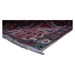 Overfarvet Vintage Pink Orientalsk tæppe