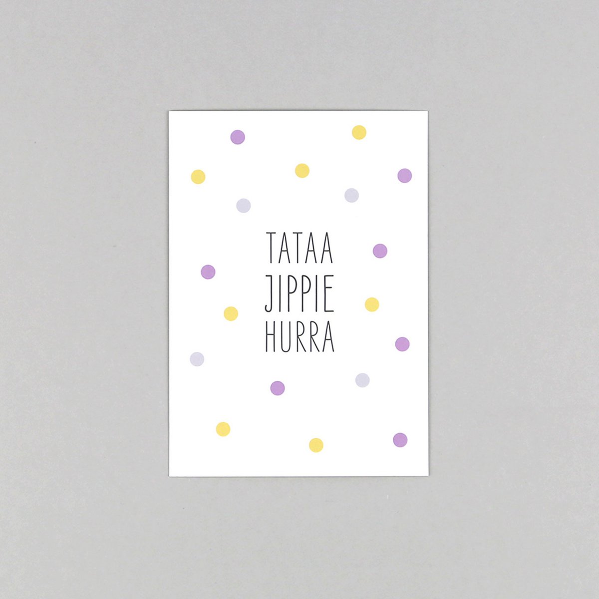 Postkarte Punkte Emma