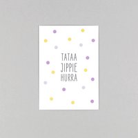 Postkarte Punkte Emma