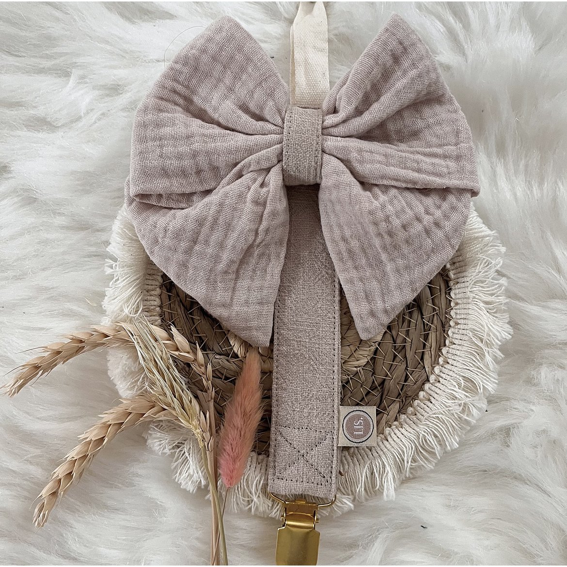 Sear Cord Deluxe Bow - Beige