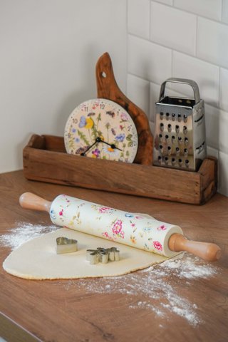 Silicone rolling pin English Garden 43 cm Isabelle Rose