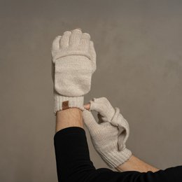 Men's Convertible Gloves Knitted Merino