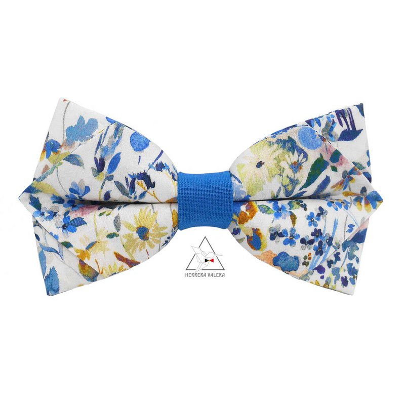 Pids Butterfly Knot Liberty Felda Cornflower og hendes Herrera Valera keramisk ring
