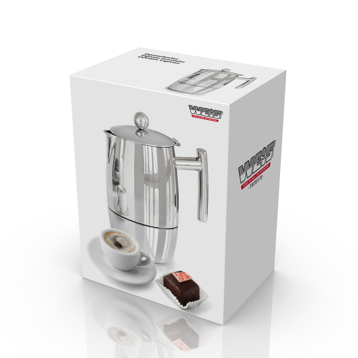 Cafetera express premium para 3 tazas