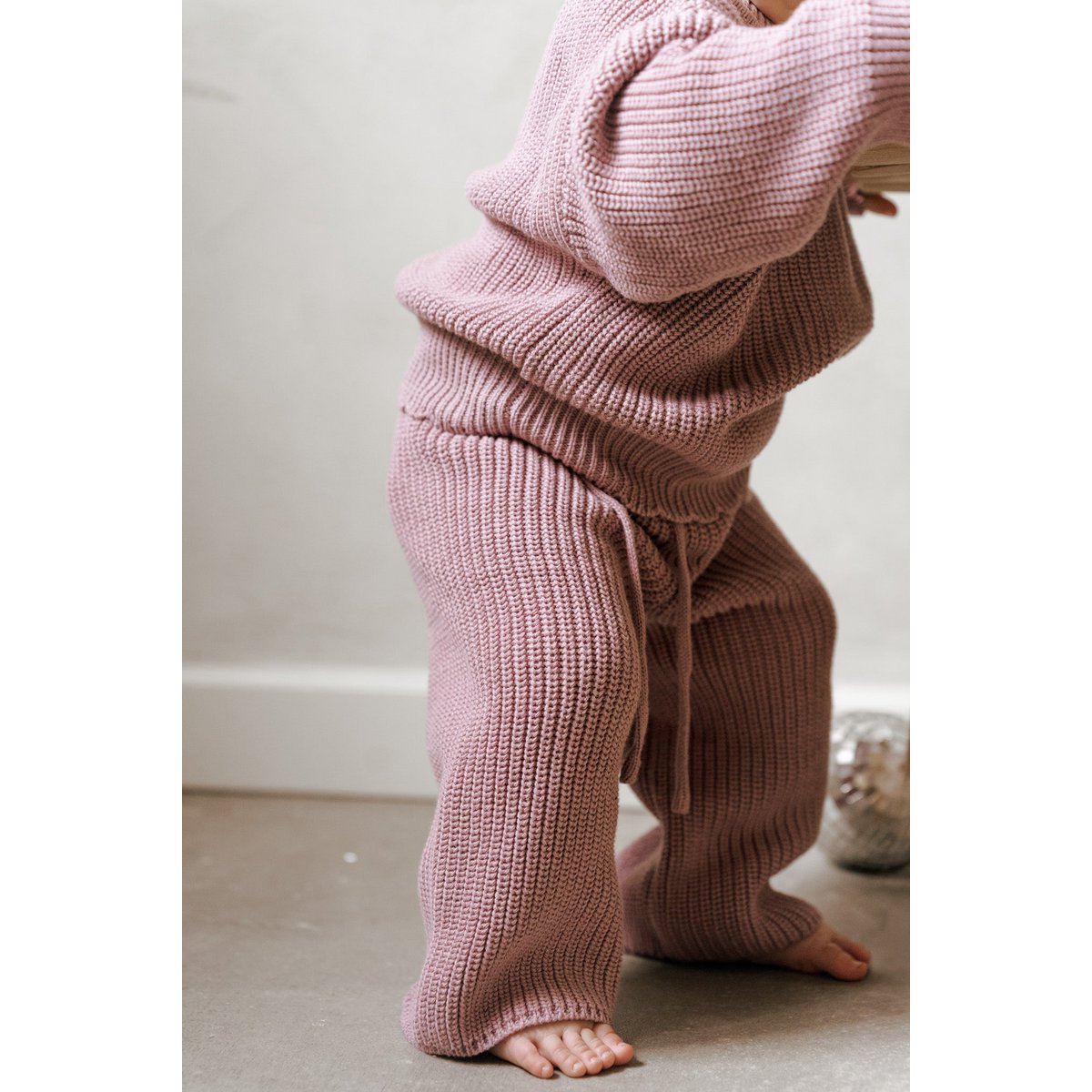 Knit Girls Set – Dusty Mauve