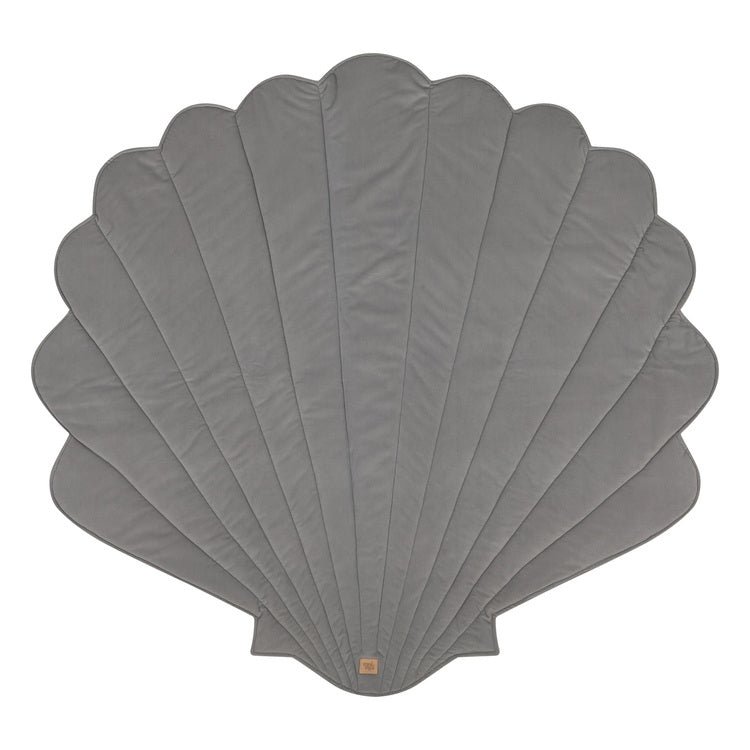 Aksamitna mata muszelkowa „Dove grey”