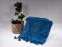 Handmade Berber Pompom Blanket - 100% Cotton