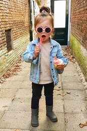 Children's sunglasses Lenny 3-7 years - size M - Pink