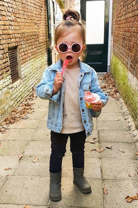Children's sunglasses Lenny 3-7 years - size M - Pink