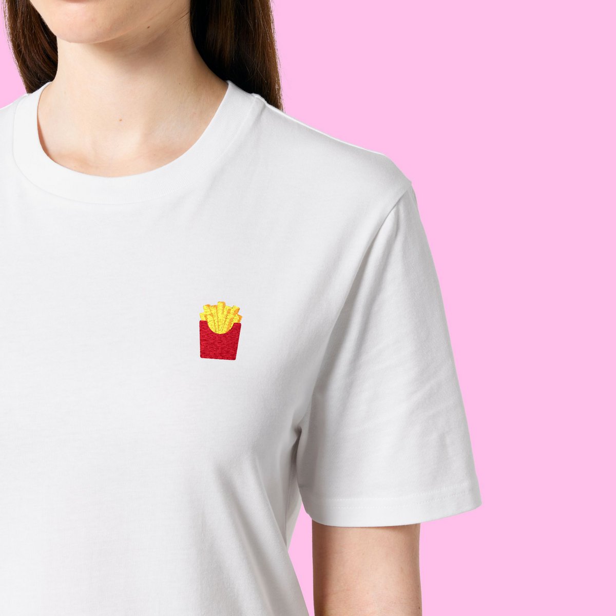 T-shirt unisex POMMES realizzata in cotone biologico