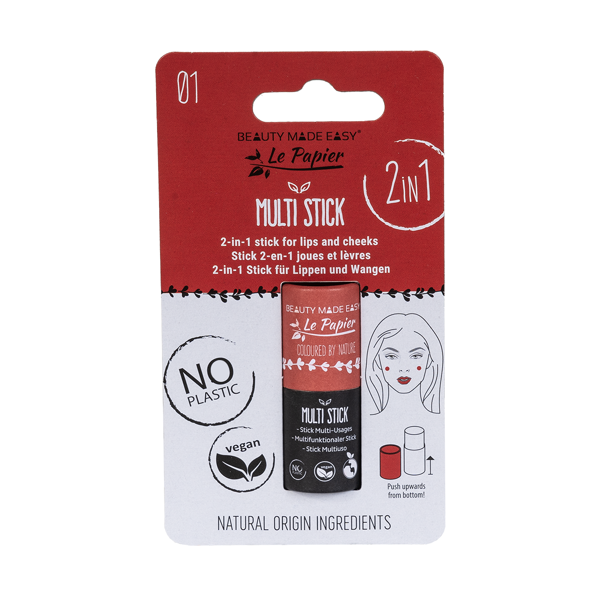Multistick 2 en 1 - 01 - ROJO