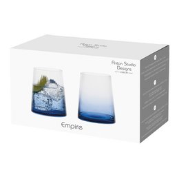 Set of 2 Empire Blue DOF Tumblers
