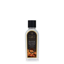 Orange and cinnamon fragrance lamp oil, suitable for use in diffusers. Features a warm, spicy scent with notes of orange and cinnamon.