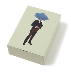 Rainyman rectangular metal tin box
