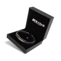 Pulsera de cuero "Helix"