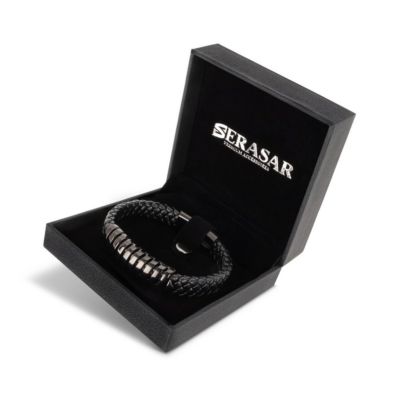Pulsera de cuero "Helix"
