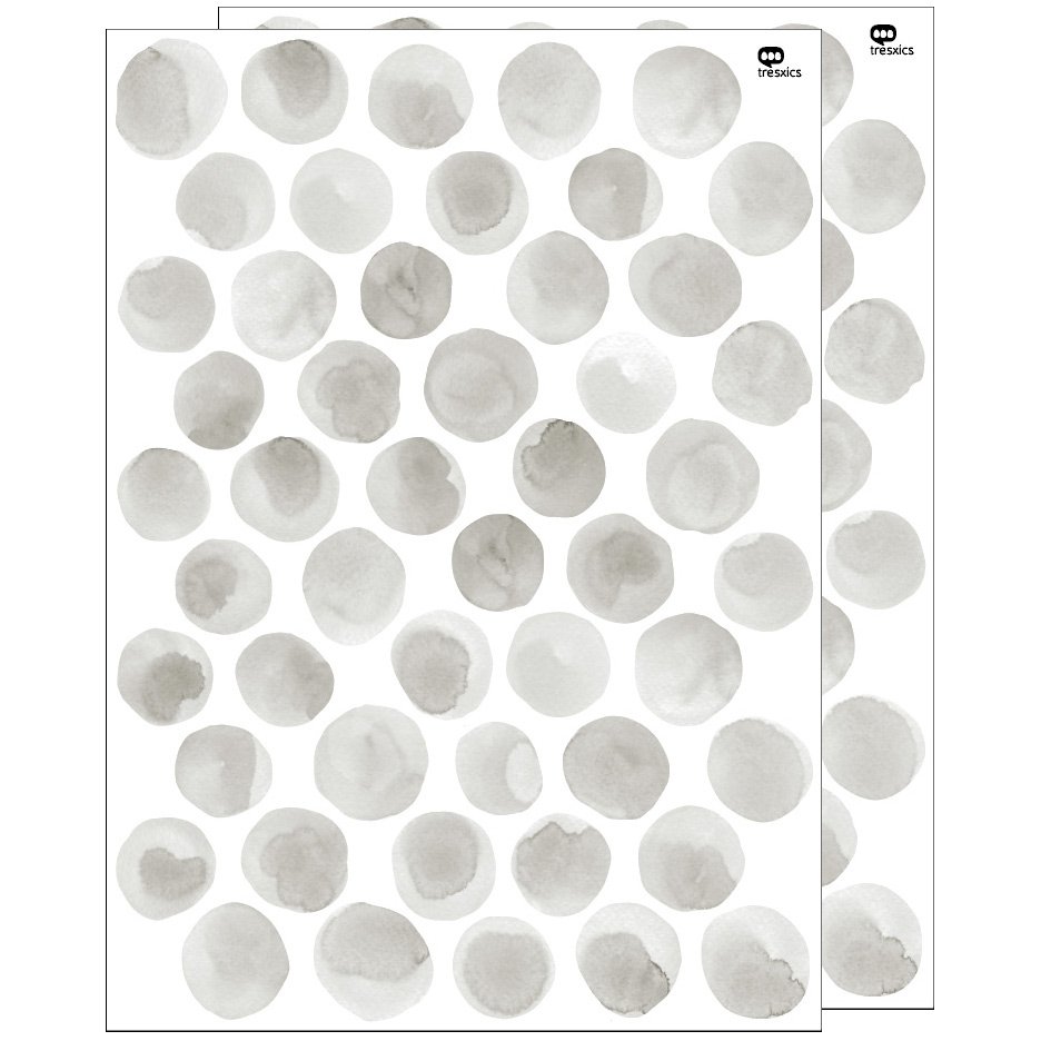 Vinilo decorativo lunares acuarela