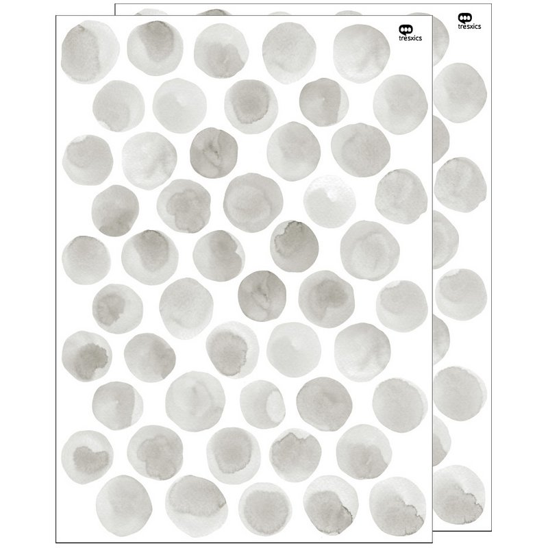 Akvarel prikker wallsticker