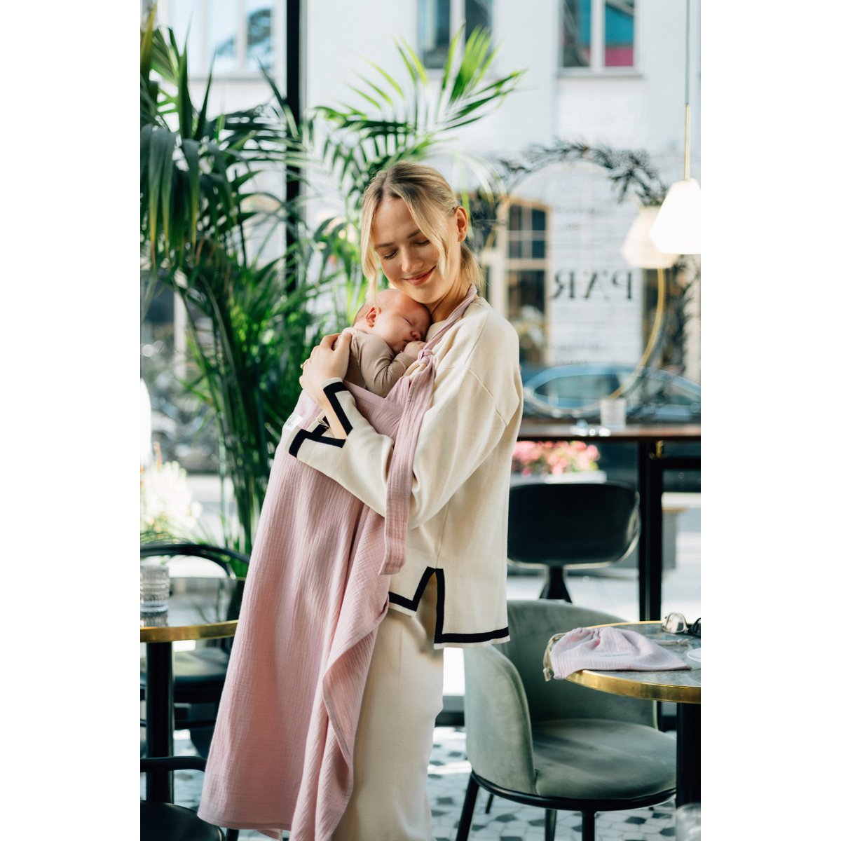 TISU nursing cover, Blush