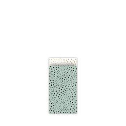 salie/zwart 7x13cm
