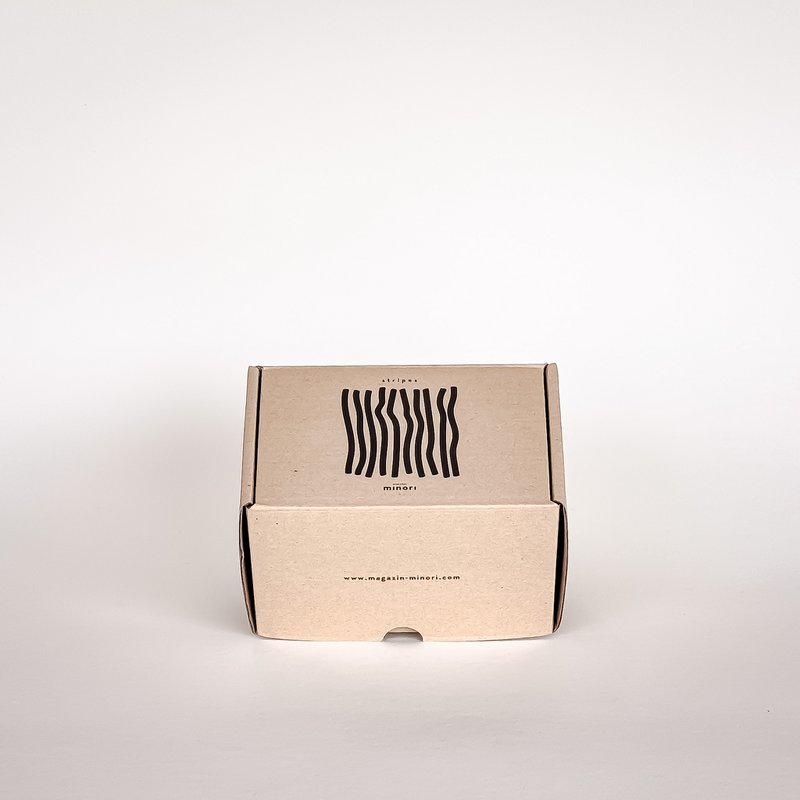 Becher Stripes – viola palazzo