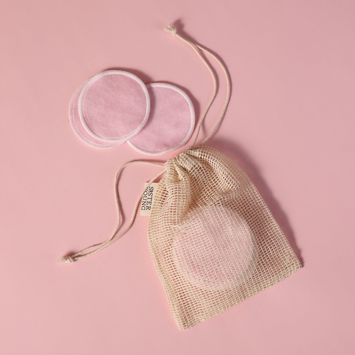 Sister Young l SNAP PADS – Reusable makeup removal pads (10 pieces)