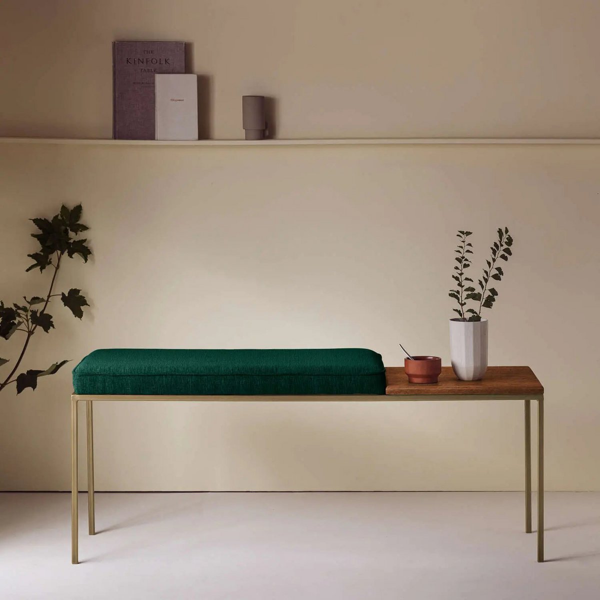 Opalgrün Gold Buchenholz, Nussbaum Beizung