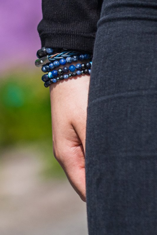Nane mix blauw en zwart