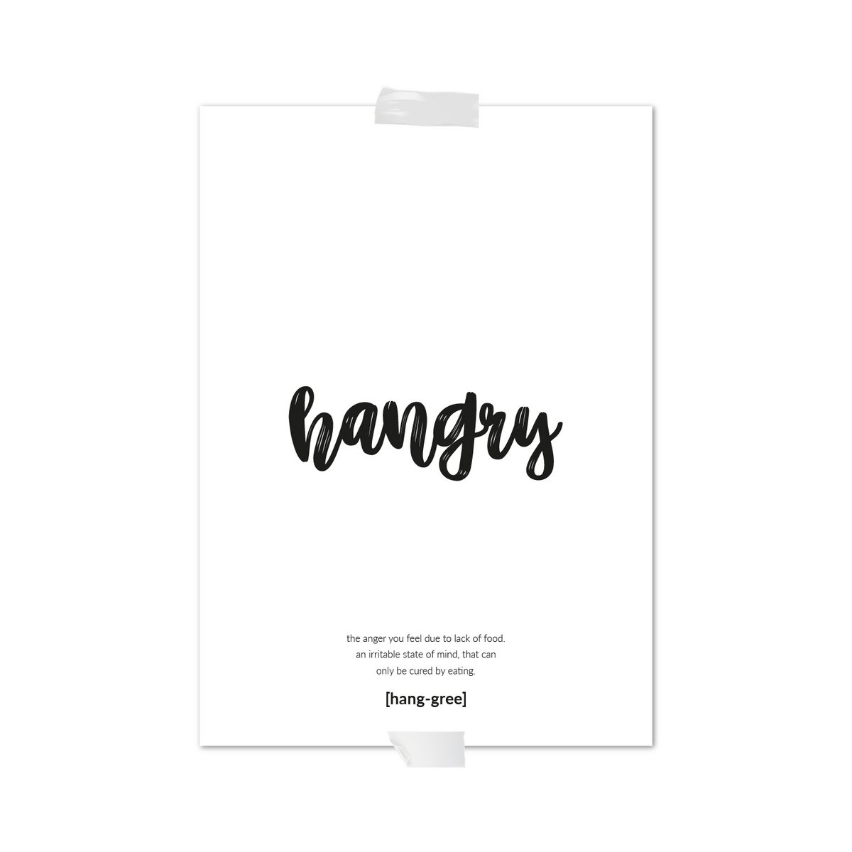 Hangry | Poster (A3)