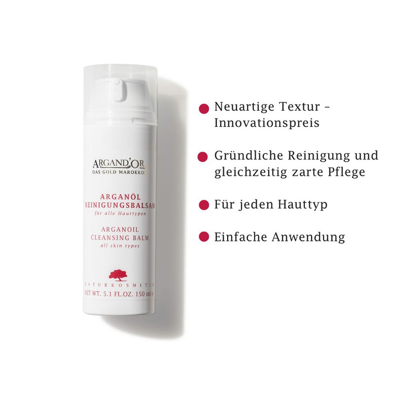 ARGAN OLIE RENSEBALME 150 ML