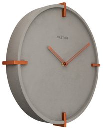 Zegar ścienny - 32 cm - Beton - „Mohawk Wall”