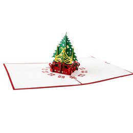 Christmas Tree & Presents Pop Up Card