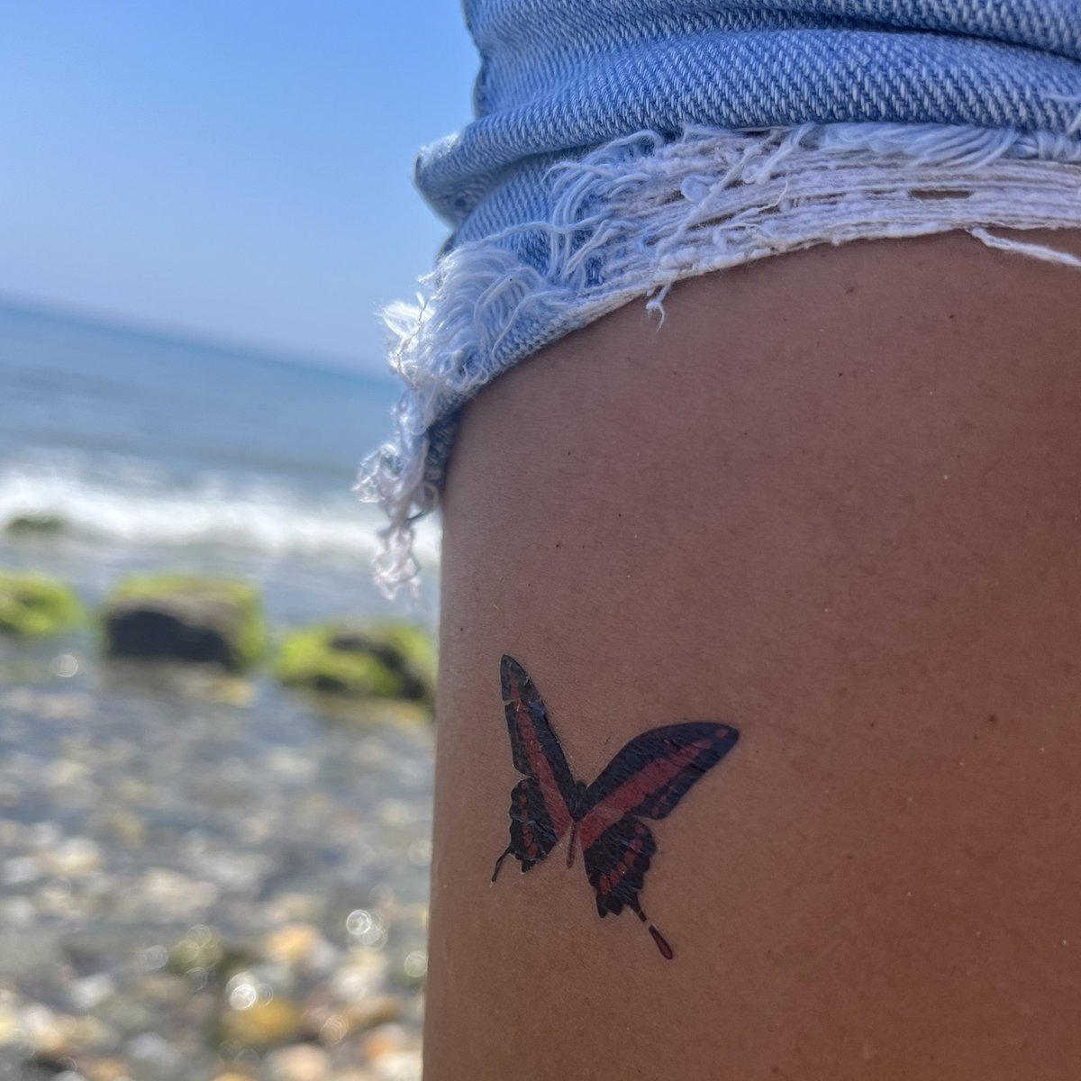 Wild rood - Tijdelijke tatoeages