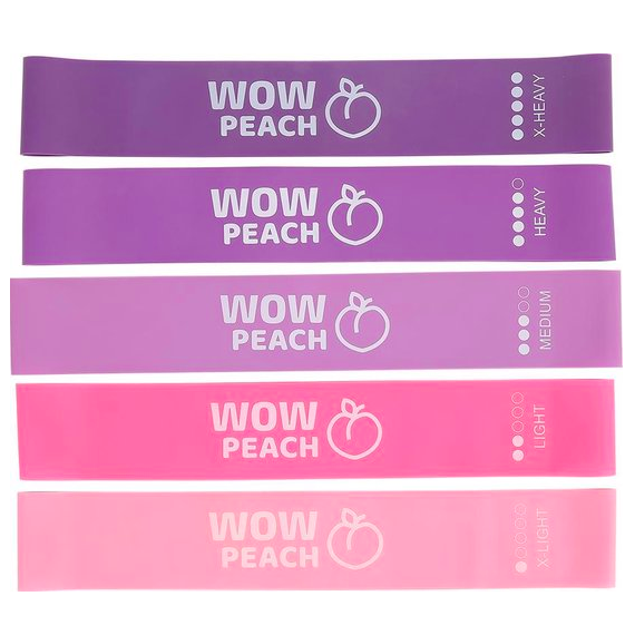 Wow peach resistance bands - Pink