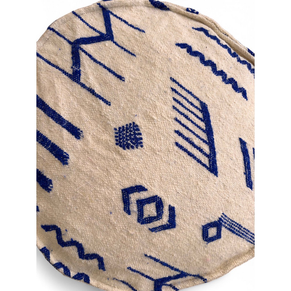 Vloerkussen rond - Mila Blue III