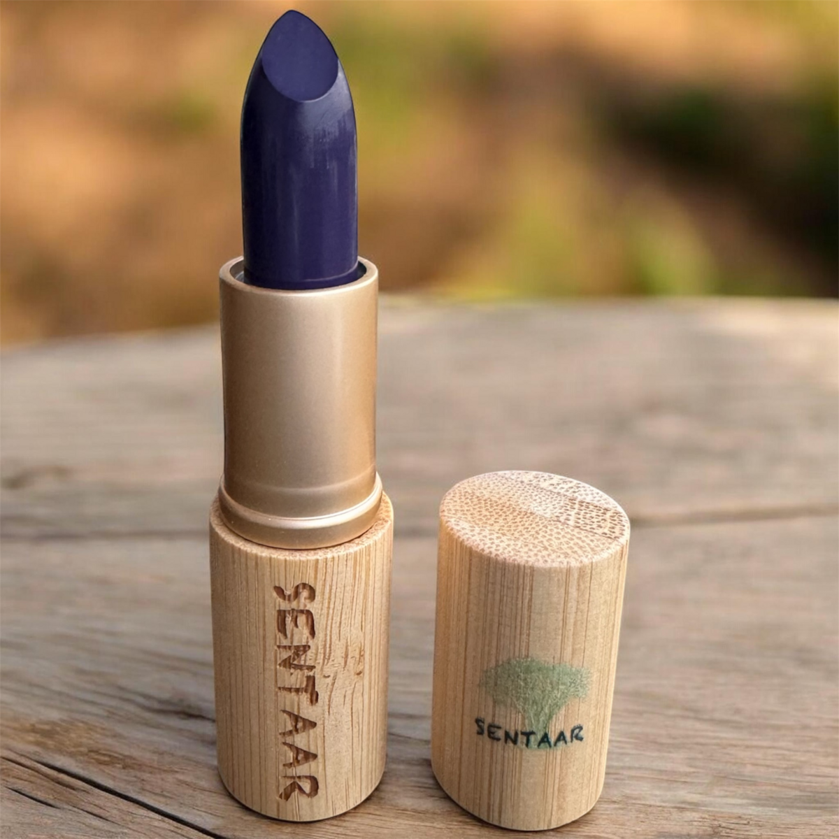 Rouge à Lèvres Minéral Hydratant AZURITE – Longue Tenue – Sans Mica naturel