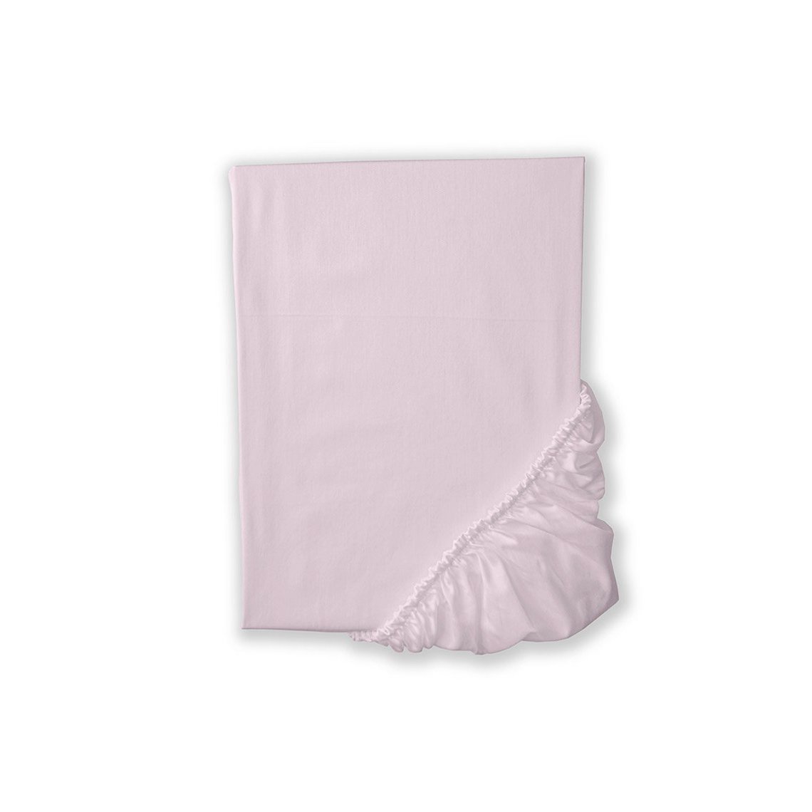 Drap-housse en satin uni Rose primevère