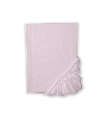 Sateen fitted sheet Solid Primrose Pink