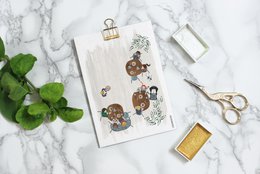 cartolina 'caffè fuori'