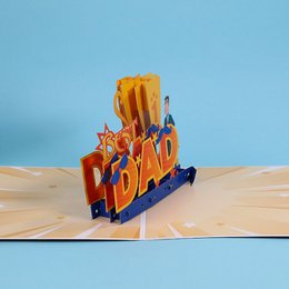 Champion Dad 3D Father's Day Card