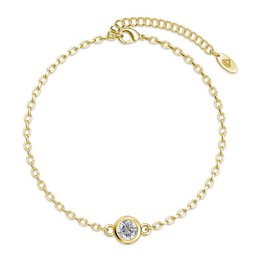 Set e scatola con pietra lunare portafortuna - Oro e cristallo