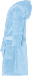 Fleece badekåbe uni - bleu