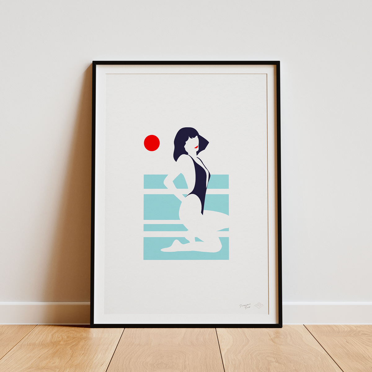 Poster "Bikini Hour" - A4 & 30x40cm - Art print