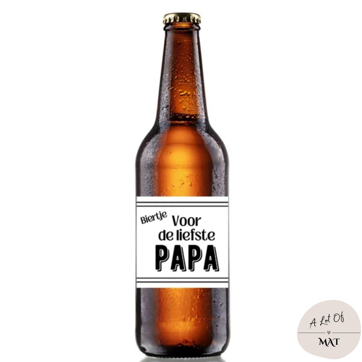 Beer label | For the dearest daddy